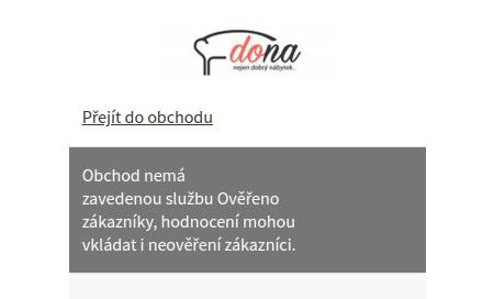Dona-shop.cz Heureka