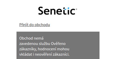 Senetic.cz Heureka